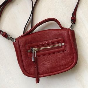 Sanctuary Red Hero Leather Satchel